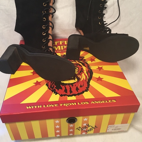 Jeffrey Campbell Black Countess Boots - Picture 4 of 7